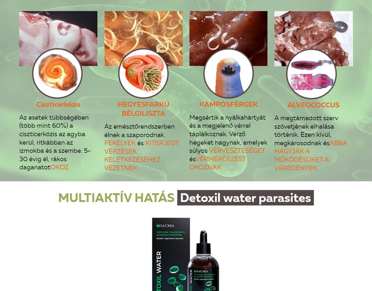 Detoxil water parasites 4